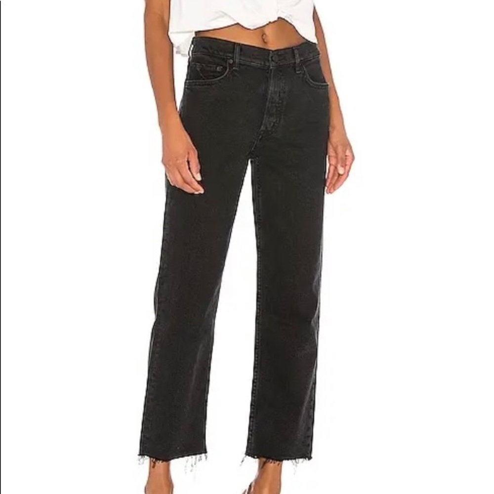 GRLFRND Helena all I need Cut off Raw Hem Jeans🖤